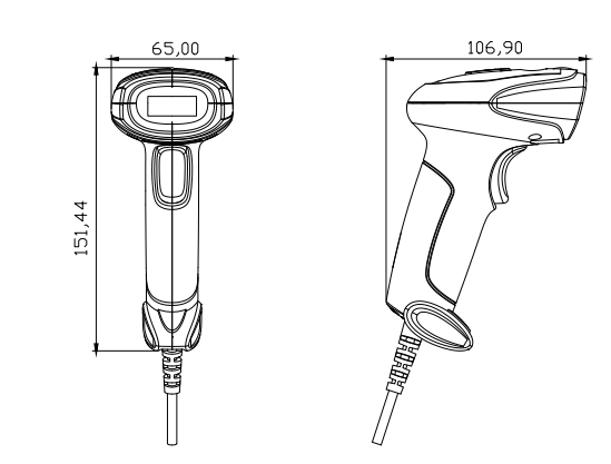 Wired 2d Barcode Scanner