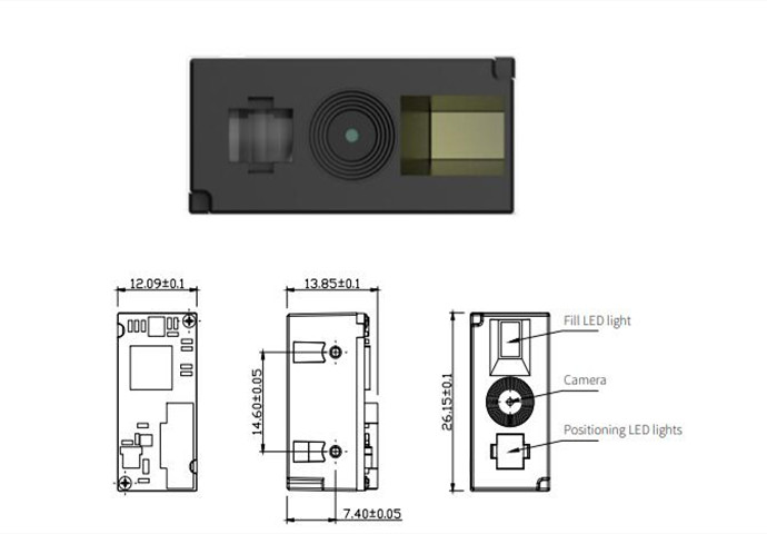 1D 2D Barcode Scanner Module