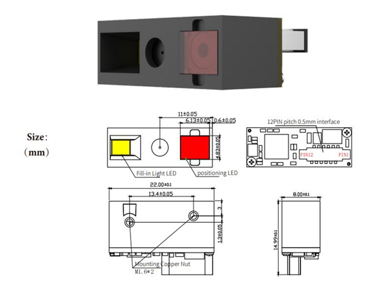 SE4735 Passport Barcode Scanner Module